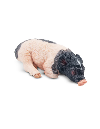 Figurine porcelet Pietrain endormi ToyMany