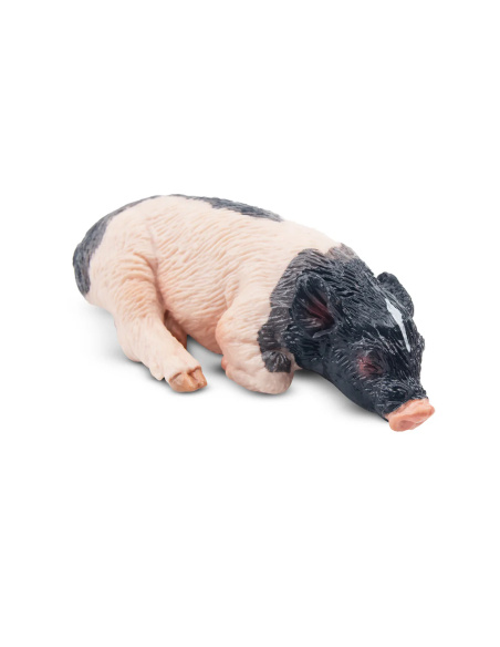 Figurine porcelet Pietrain endormi ToyMany