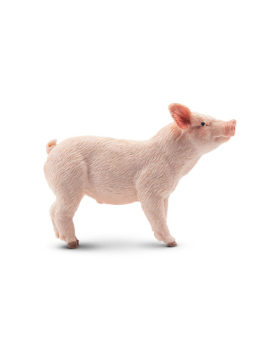 Figurine porcelet rose debout ToyMany