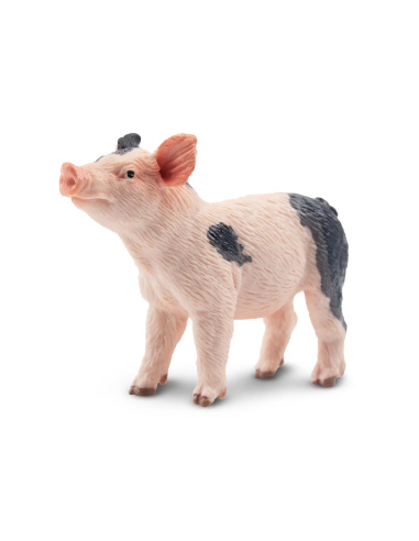 Figurine porcelet Pietrain debout ToyMany