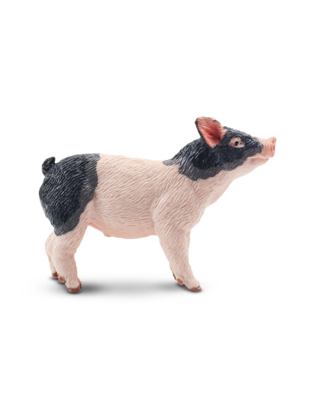 Figurine porcelet Pietrain debout ToyMany