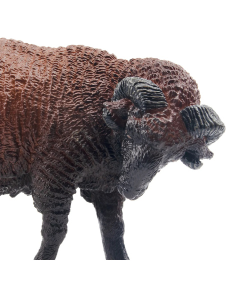 Figurine bélier brun ToyMany