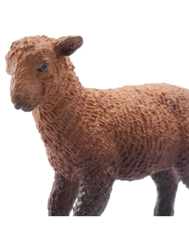 Figurine agneau brun ToyMany