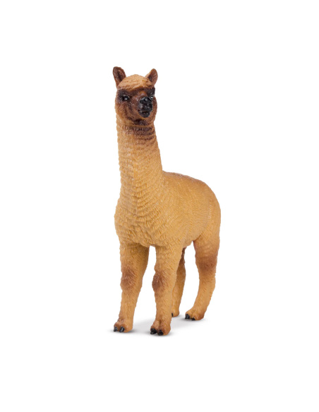 Figurine alpaga mâle brun ToyMany