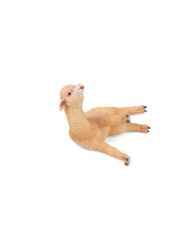 Figurine bébé alpaga allongé ToyMany
