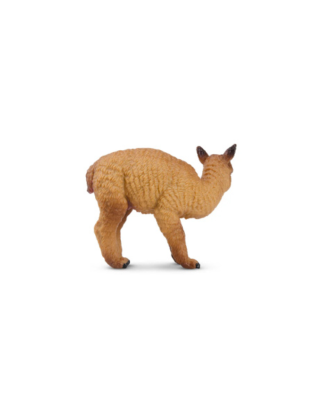 Figurine bébé alpaga brun (debout) ToyMany