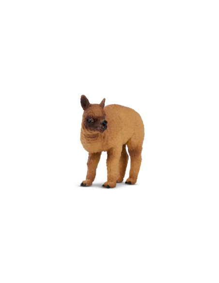 Figurine bébé alpaga brun (debout) ToyMany