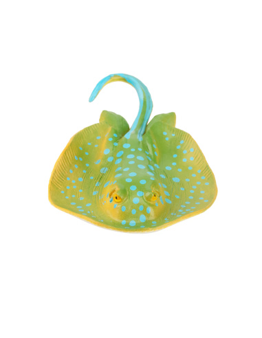 Figurine raie à points bleus ToyMany (petite)