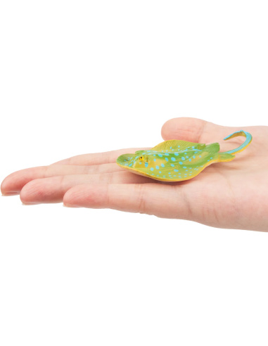 Figurine raie à points bleus ToyMany (petite)