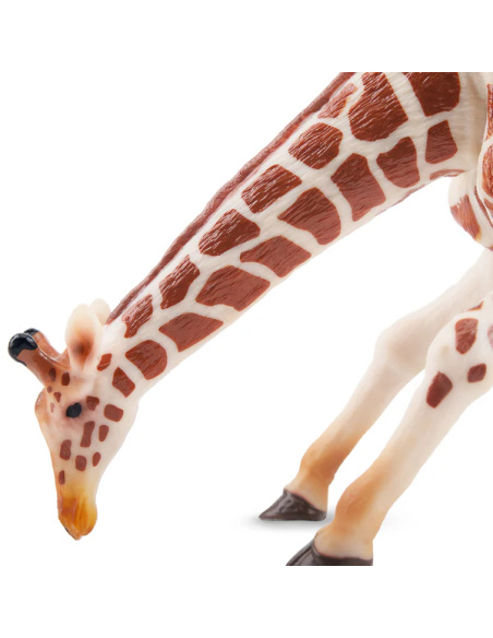 Figurine girafe qui broute ToyMany