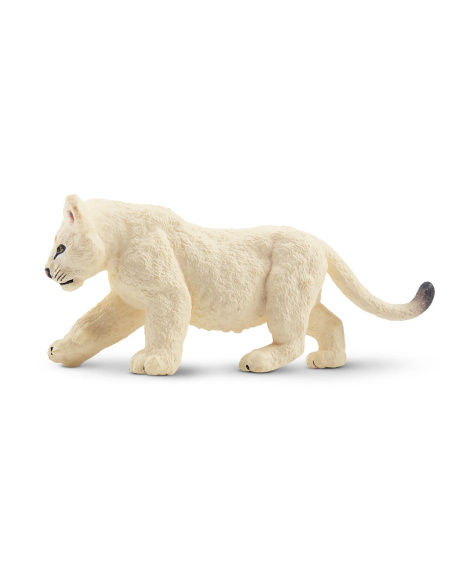 Figurine lionceau blanc (en marche) ToyMany