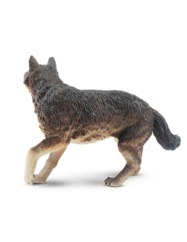 Figurine loup gris debout ToyMany