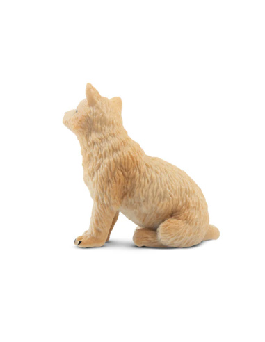 Figurine louveteau arctique blanc assis ToyMany