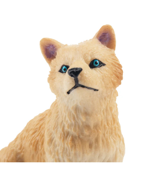 Figurine louveteau arctique blanc assis ToyMany