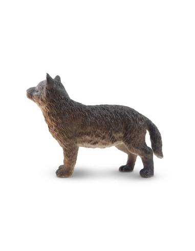 Figurine louveteau gris debout ToyMany