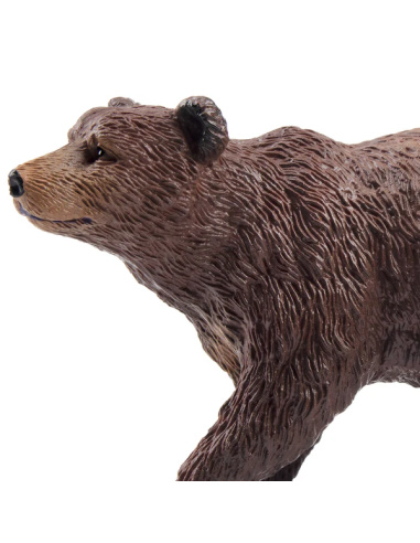 Figurine ours brun (en marche) ToyMany