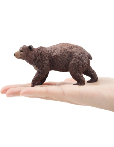 Figurine ours brun (en marche) ToyMany