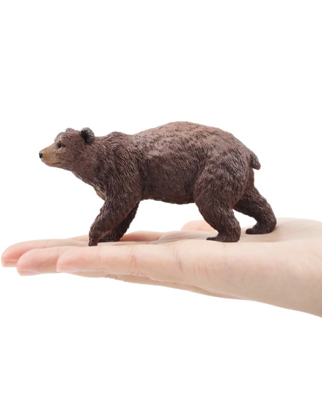 Figurine ours brun (en marche) ToyMany