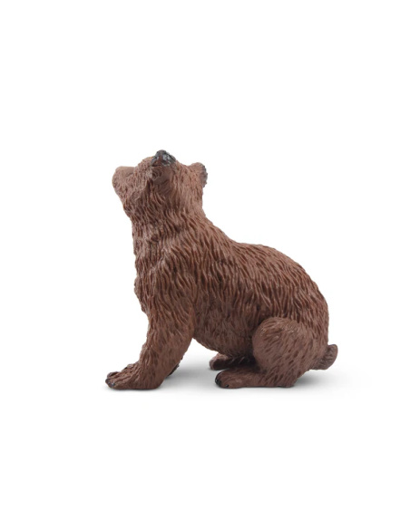 Figurine ourson brun assis ToyMany