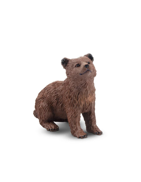 Figurine ourson brun assis ToyMany