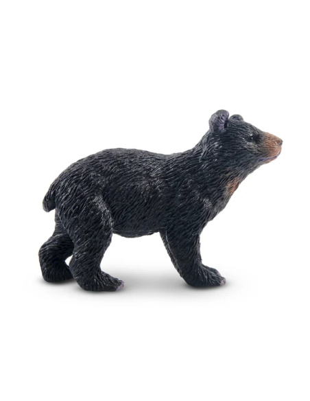 Figurine ourson noir tête levée ToyMany