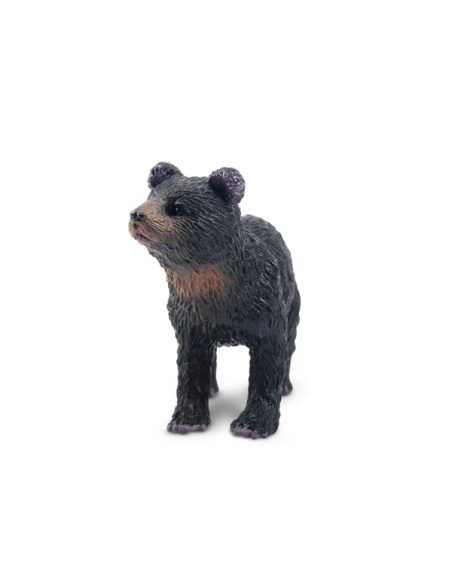 Figurine ourson noir tête levée ToyMany