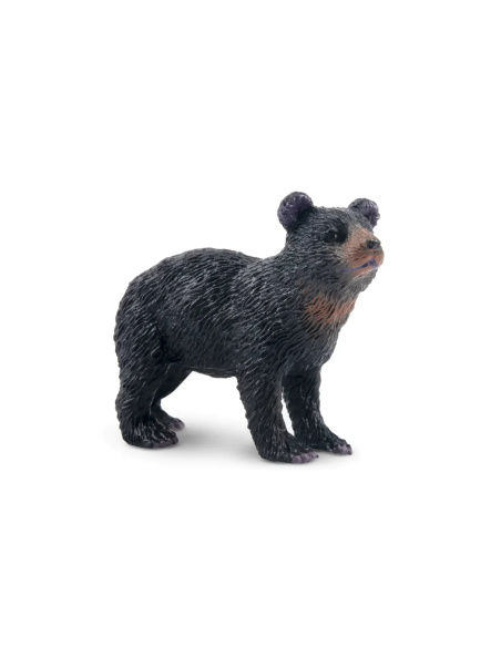 Figurine ourson noir tête levée ToyMany