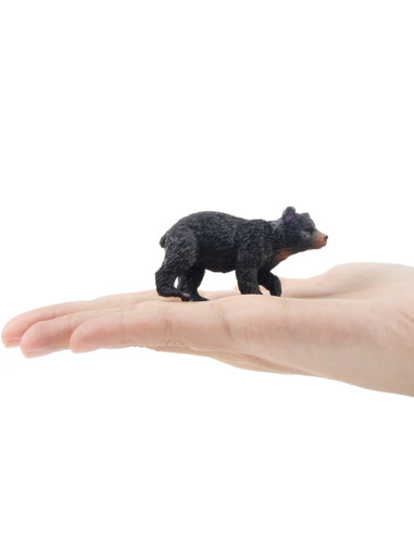 Figurine ourson noir pattes levées ToyMany