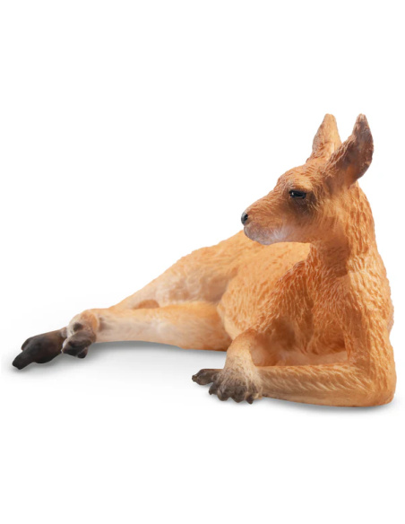 Figurine kangourou allongé ToyMany