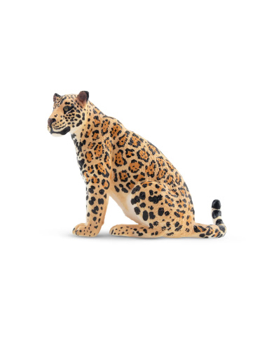 Figurine jaguar femelle assise ToyMany