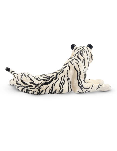 Figurine tigresse blanche (allongée) ToyMany