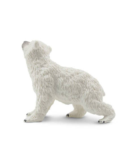 Figurine ourson polaire tête levée ToyMany