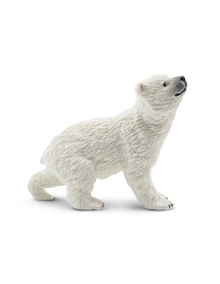 Figurine ourson polaire tête levée ToyMany