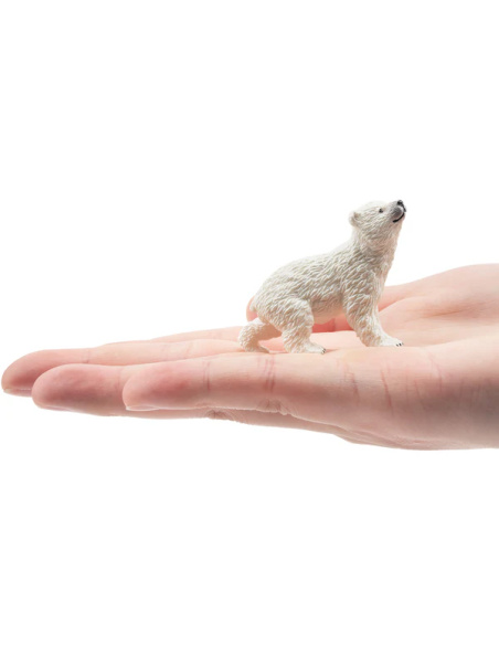 Figurine ourson polaire tête levée ToyMany