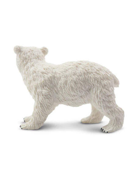Figurine ourson polaire tête tournée ToyMany