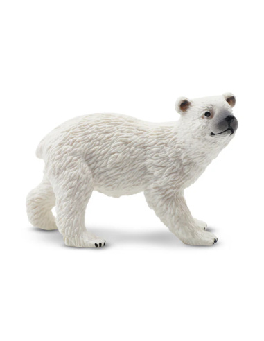 Figurine ourson polaire tête tournée ToyMany