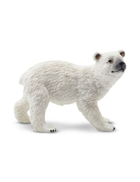 Figurine ourson polaire tête tournée ToyMany