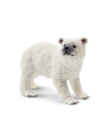 Figurine ourson polaire tête tournée ToyMany