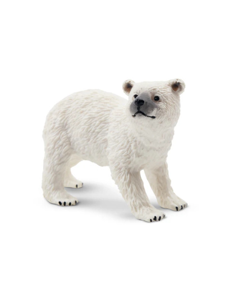 Figurine ourson polaire tête tournée ToyMany
