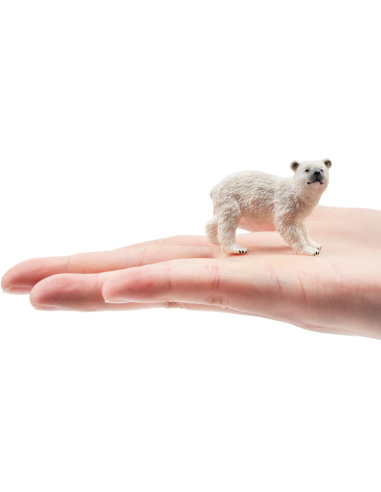 Figurine ourson polaire tête tournée ToyMany