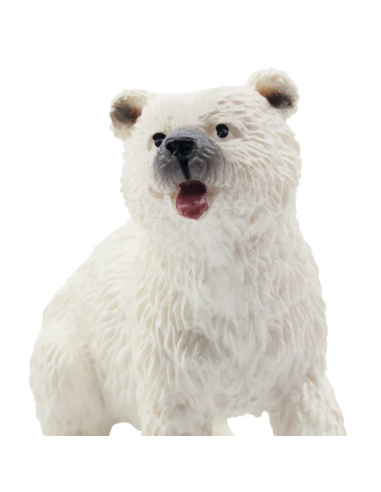 Figurine ourson polaire assis ToyMany