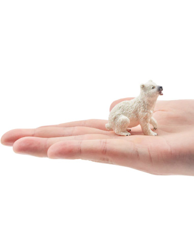 Figurine ourson polaire assis ToyMany