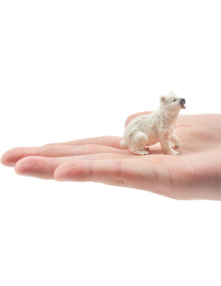 Figurine ourson polaire assis ToyMany