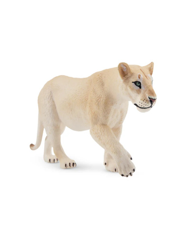 Figurine lionne blanche (en marche) ToyMany