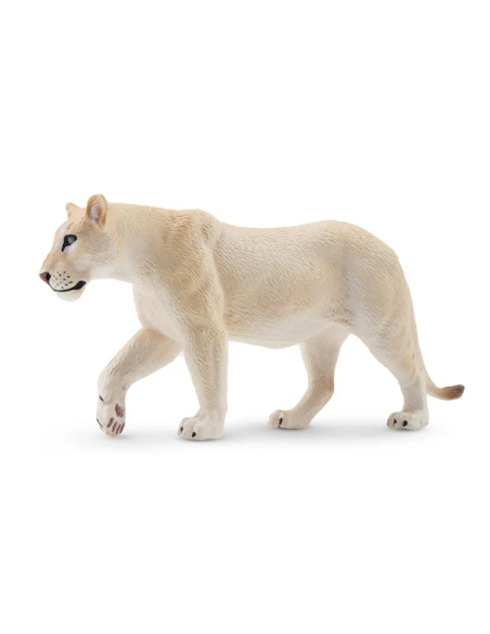 Figurine lionne blanche (en marche) ToyMany