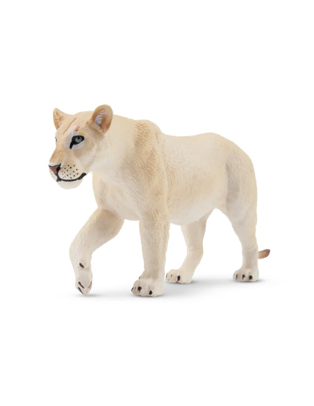 Figurine lionne blanche (en marche) ToyMany