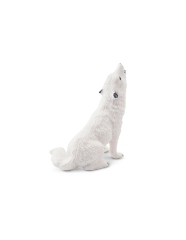 Figurine loup arctique hurlant (petite) ToyMany