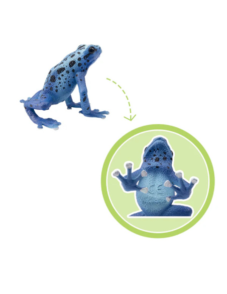 Figurine dendrobate bleue ToyMany