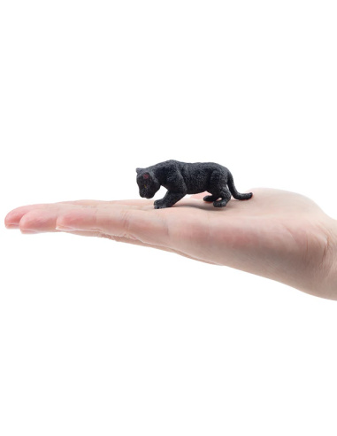 Figurine bébé léopard noir ToyMany