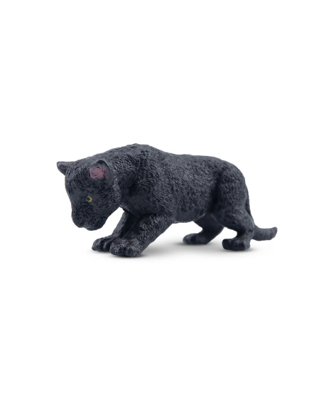 Figurine bébé léopard noir ToyMany